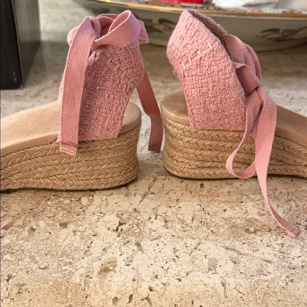 UGG Pink Women's Espadrille Sandals - Picture 3 of 5
